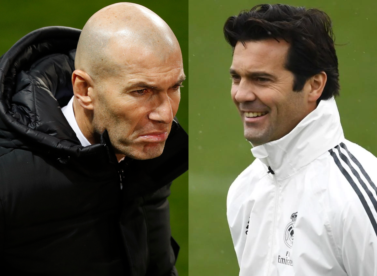 Zidane y Solari