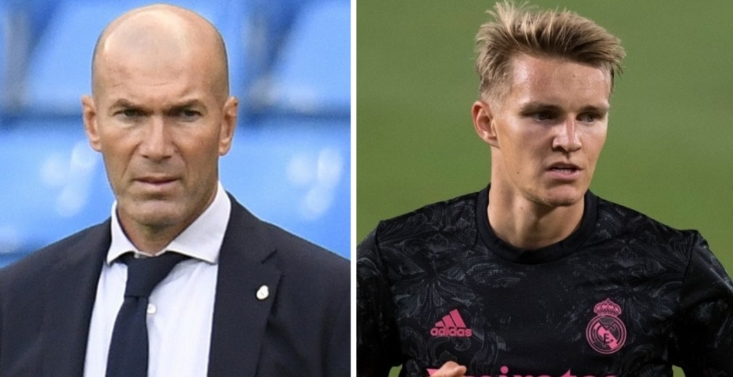 Zidane y Odegaard 