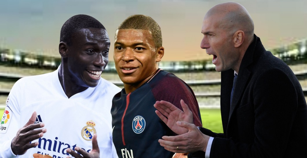 Zidane, Mendy y Mbappé