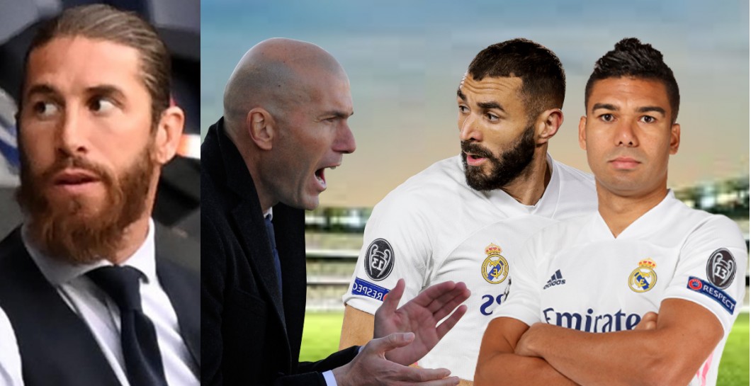 Ramos, Zidane, Casemiro y Benzema
