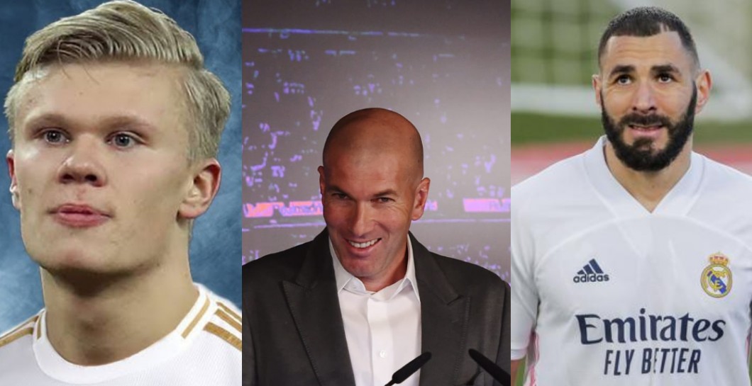 Haaland, Zidane y Benzema