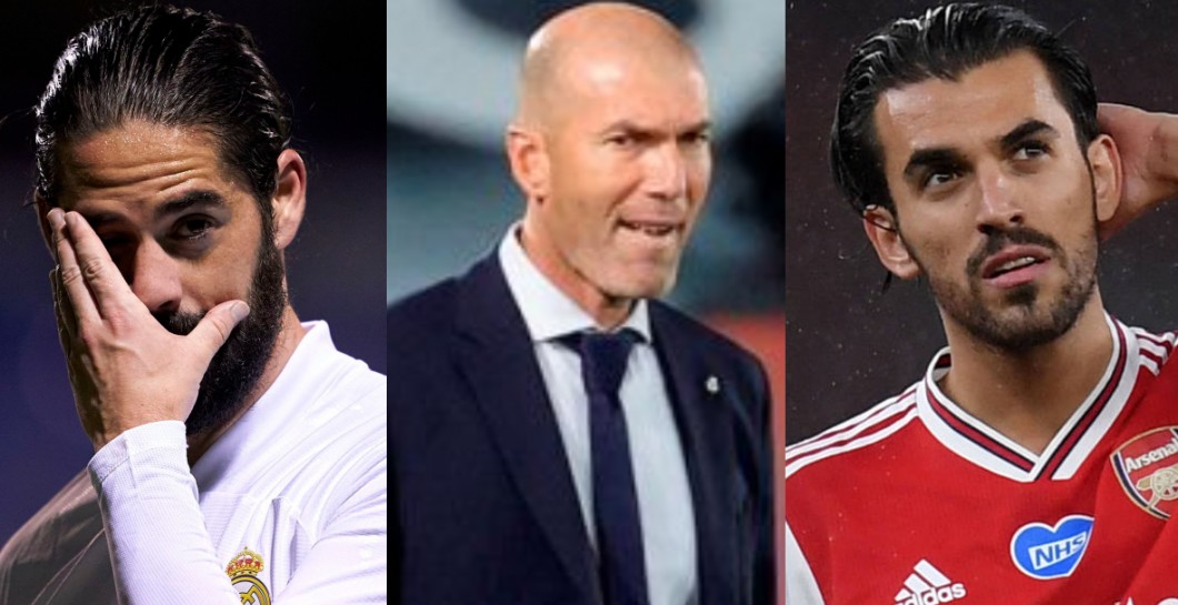 Isco, Zidane y Ceballos