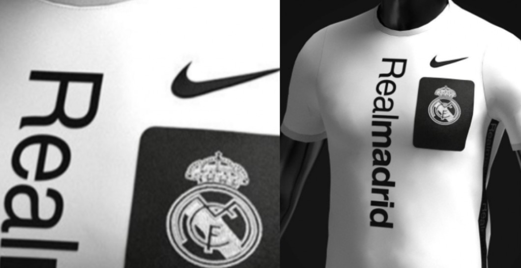 Así podría haber sido la camiseta del Madrid en 2027 jugando la NIKE y blanco-negro | Defensa Central