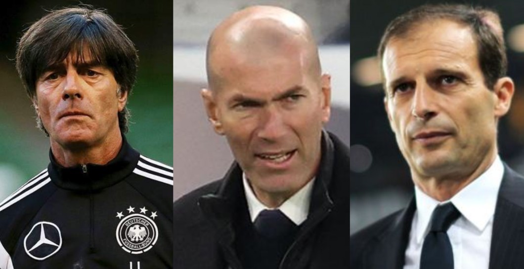Löw, Zidane y Allegri