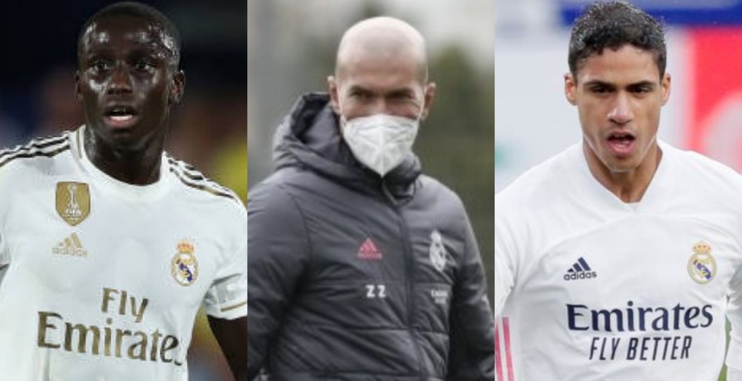 Mendy, Zidane y Varane