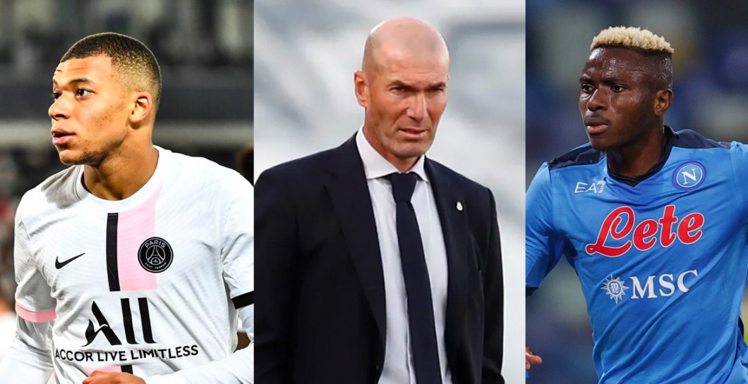 Mbappé, Zidane y Osimhen