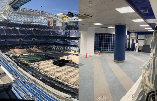 Césped y Vestuarios Nuevo Santiago Bernabéu