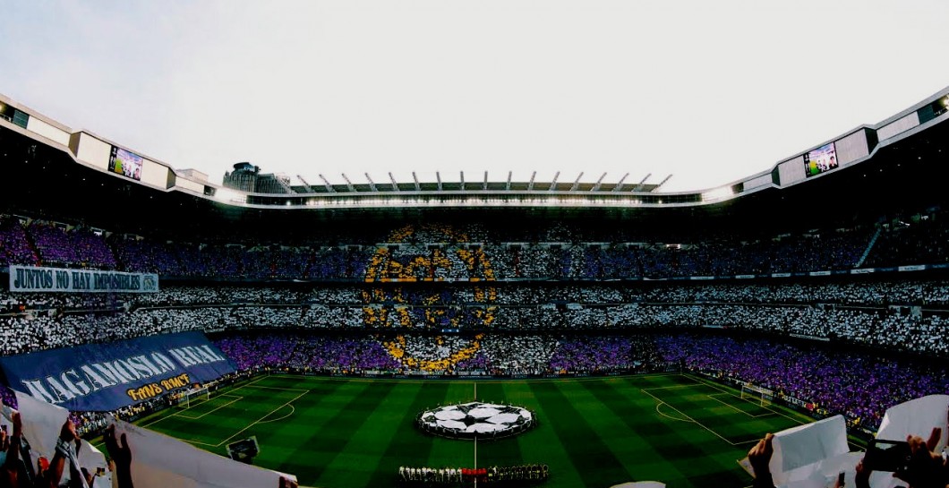 Estadio Santiago Bernabéu en Champions