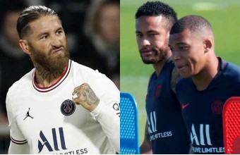 Ramos, Neymar y Mbappé