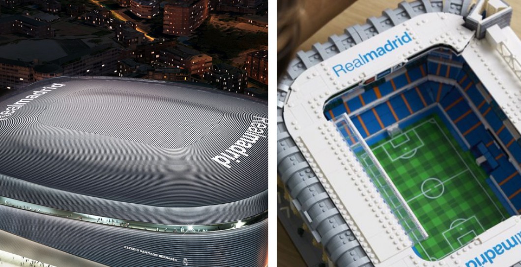 Así es el Estadio del Real Madrid en LEGO! ⚽️ Santiago Bernabéu 