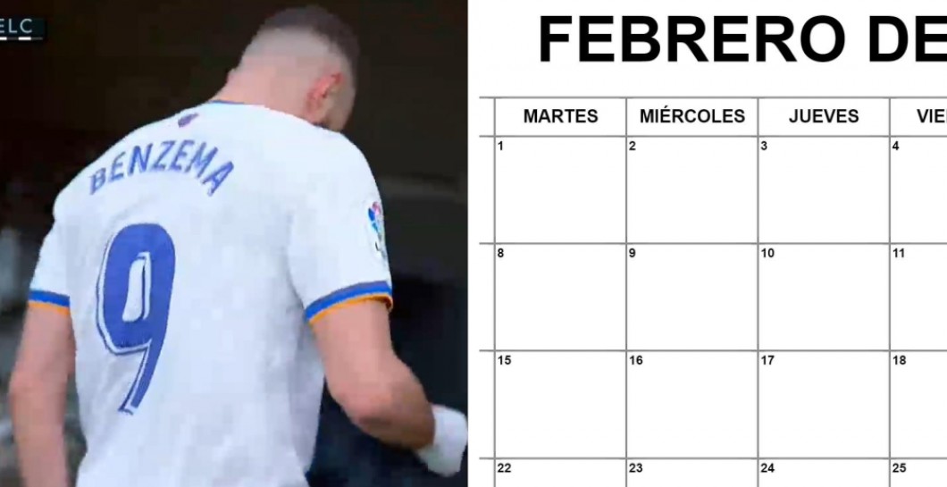 Karim Benzema y calendario 
