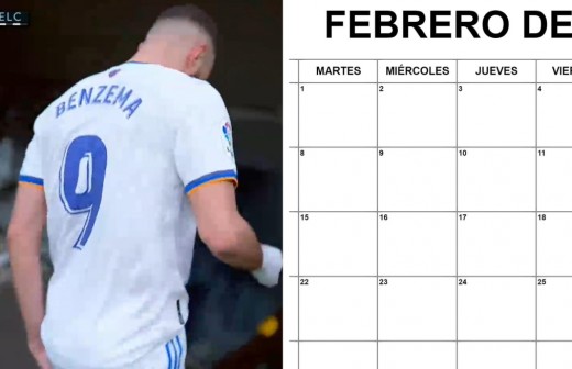 Karim Benzema y calendario 