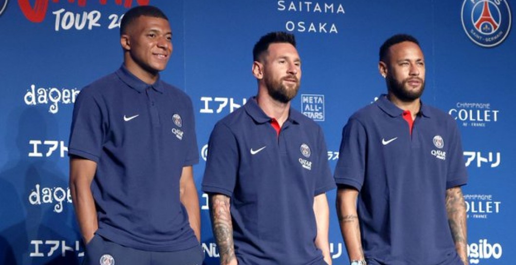 Mbappé, Messi y Neymar