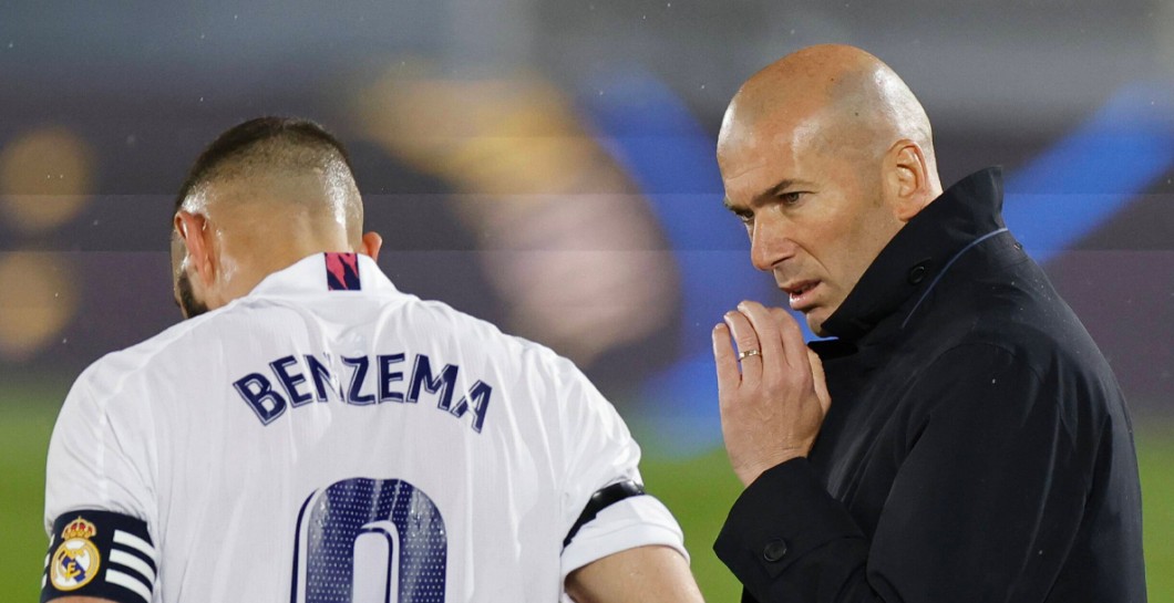 Karim Benzema y Zinedine Zidane