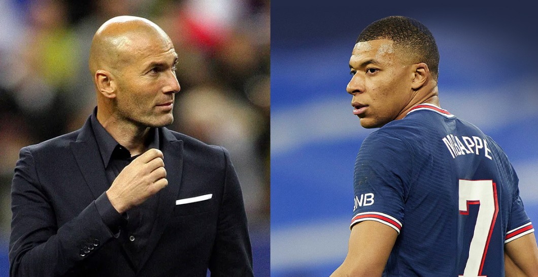 Zidane y Mbappé