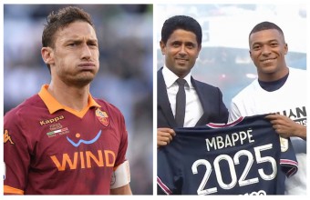 Totti y Mbappé