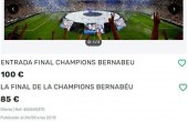 La locura de la final se extiende al Bernabéu: reventa de hasta 100 euros para ver el partido en las pantallas gigantes
