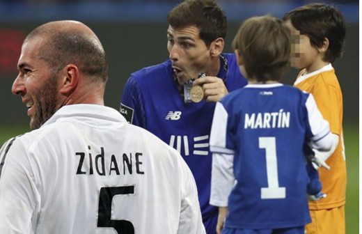 Casillas y Zidane