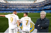 Ancelotti, sin querer, desveló el nuevo rol que le espera a Hazard tras la vuelta de Benzema