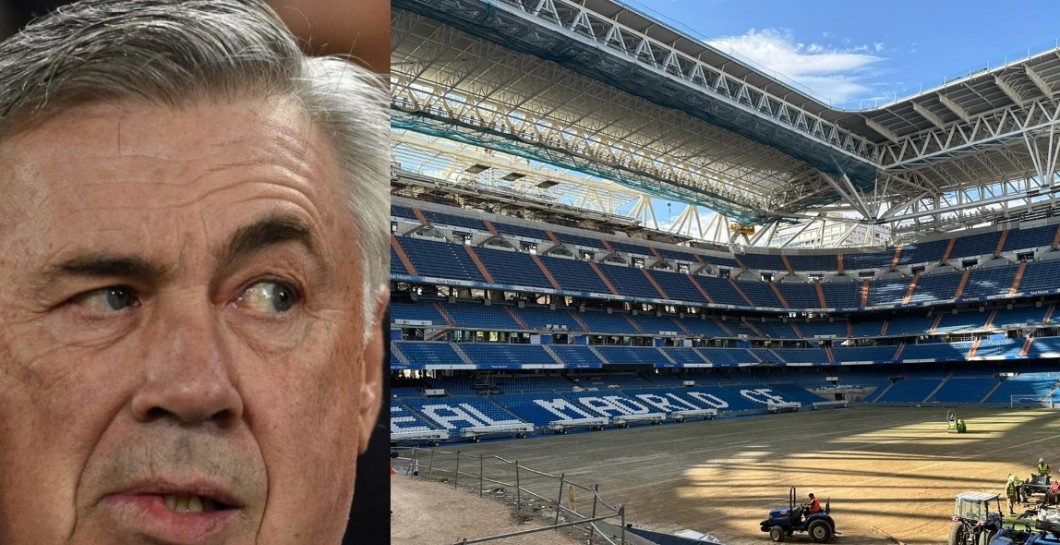 Carlo Ancelotti y Bernabéu 