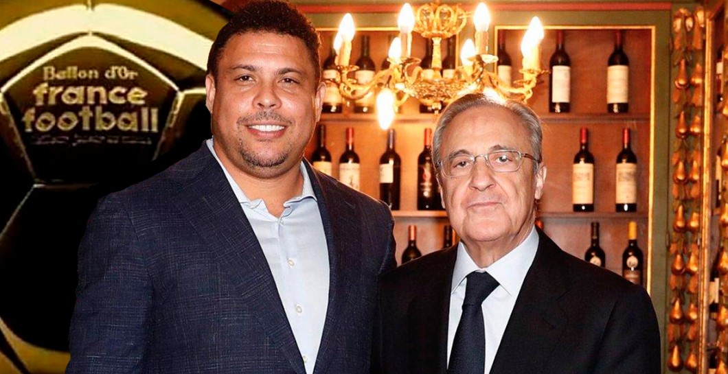 Ronaldo Nazario y Florentino Pérez