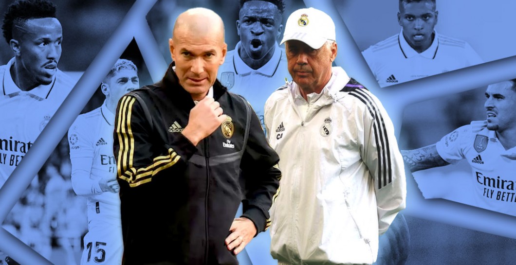 Zidane y Ancelotti