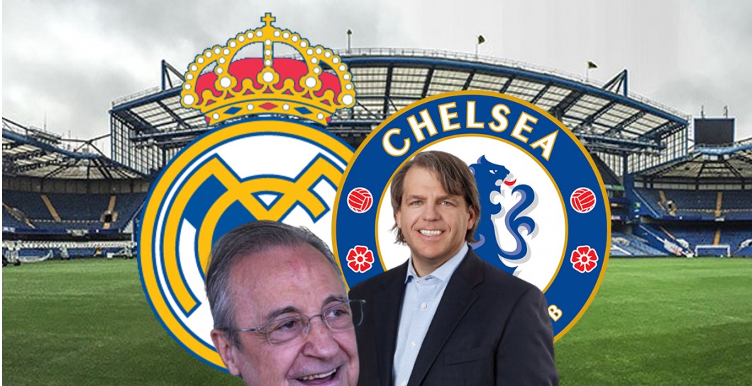 Florentino Pérez y Presidente Chelsea