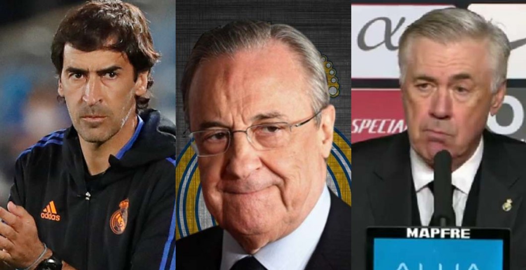 Raúl, Florentino y Ancelotti