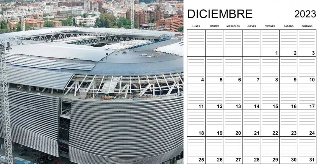 Bernabéu y calendario de diciembre