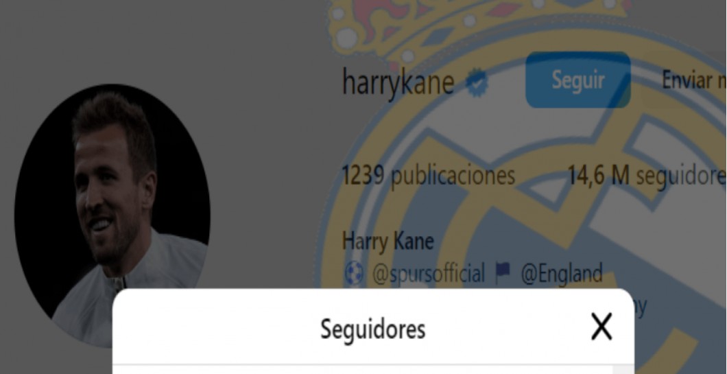 El Instagram de Harry Kane desvela el interés del Real Madrid