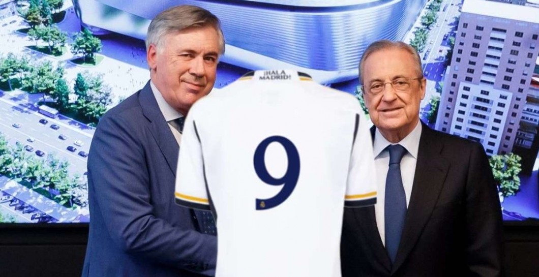 Ancelotti, Florentino y camiseta