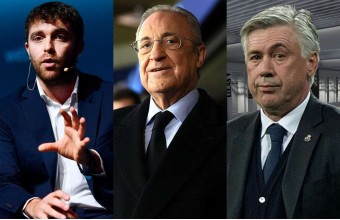 Romano, Florentino y Ancelotti