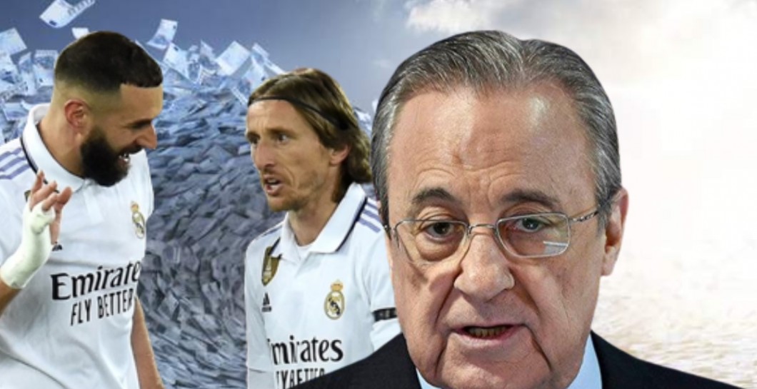 Florentino Pérez, Modric y Benzema 