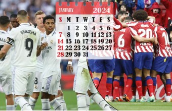 Real Madrid y Atlético de Madrid con calendario