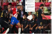 El Girona no supo perder: un jugador la tuvo con Nacho y luego insultó a un periodista
