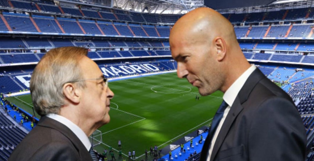 Zinedine Zidane y Florentino Pérez