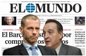 'El Mundo' señala a Ceferin y a la UEFA por lo de Negreira:  'bombazo' a la vista
