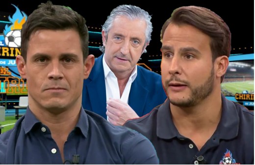 Pedrerol, Edu Aguirre y Juanfe se 'enganchan' en 'El Chiringuito'