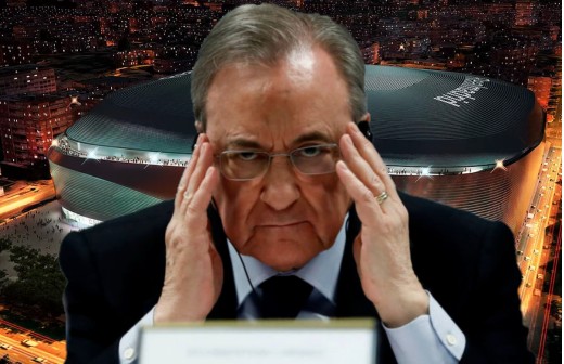 Florentino Pérez medita sobre los cambios del nuevo Bernabéu