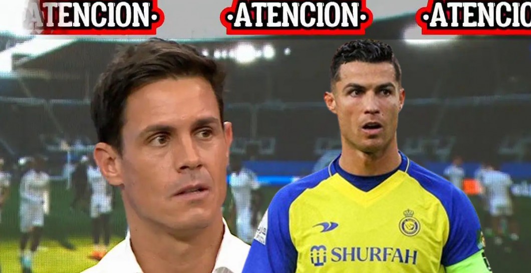 Edu Aguirre y Cristiano Ronaldo