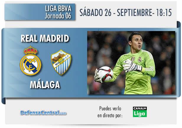 Fecha y hora del Real Madrid - Málaga